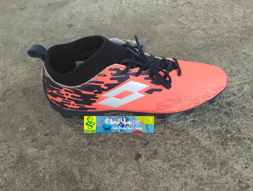 Sepatu Sepak Bola Lotto Veloce FG -Bright Peach- Original