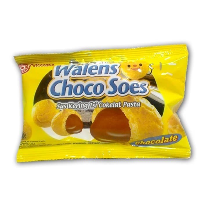 Nissin Walens Choco Soes Renceng 25 Gram 25gram 10pcs 10 Pcs Sachet