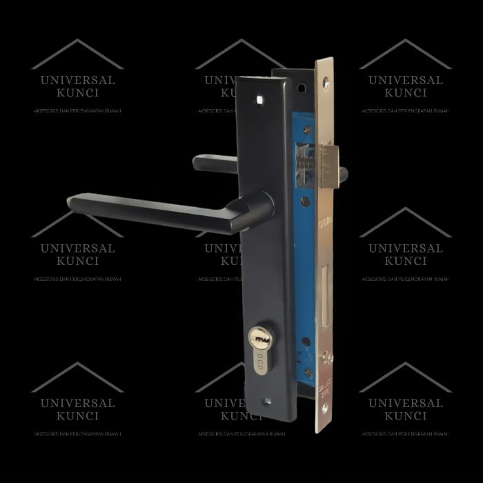 HANDLE PLAT ALUMUNIUM ORCHAD KUNCI PINTU SET PANJANG | Lazada Indonesia