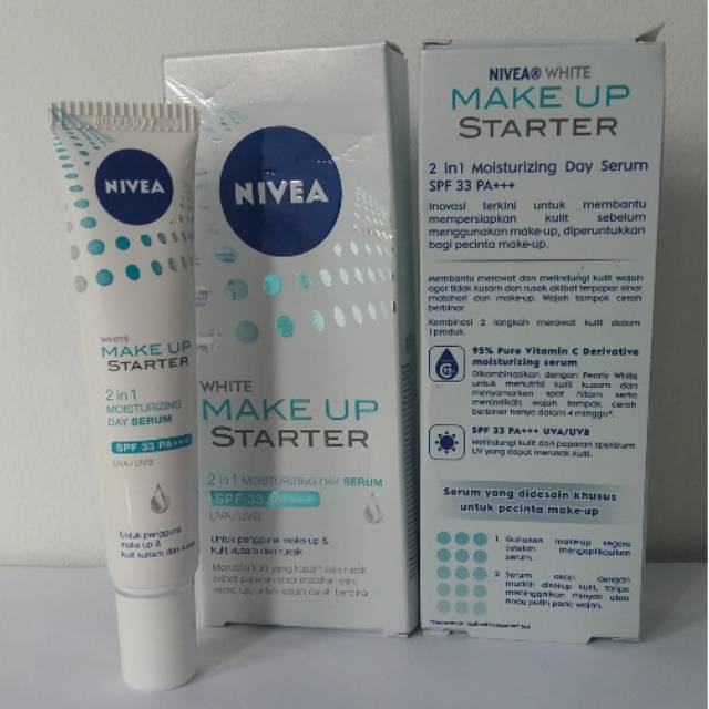 nivea make up starter white day serum spf 33