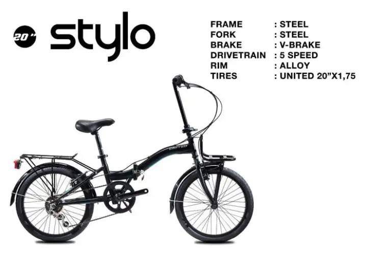 united folding bike 20