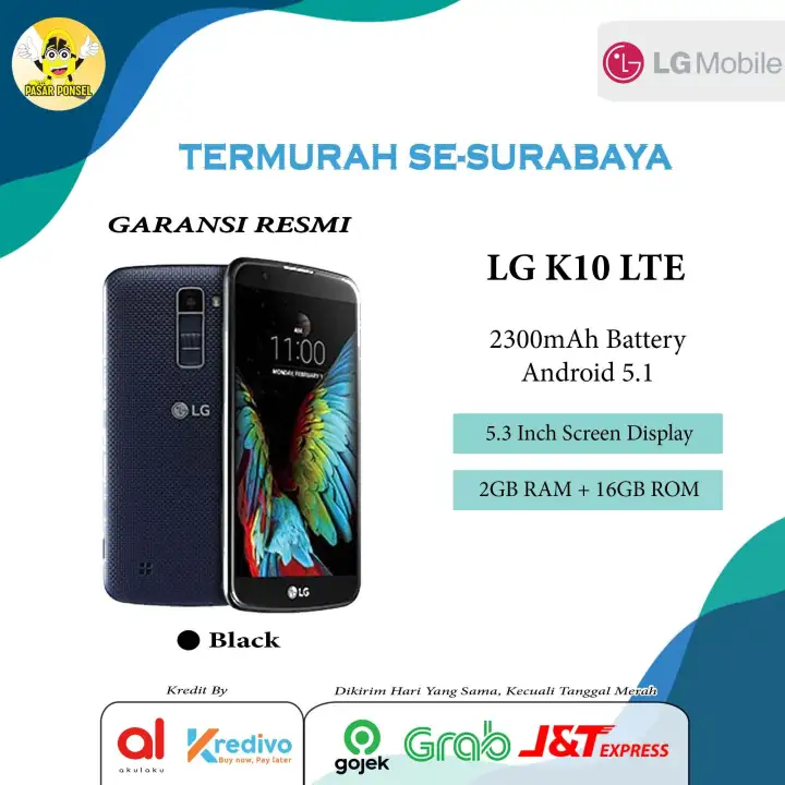 Hp Lg K10 Lte K430dsy Garansi Resmi Termurah Sesurabaya Lazada Indonesia