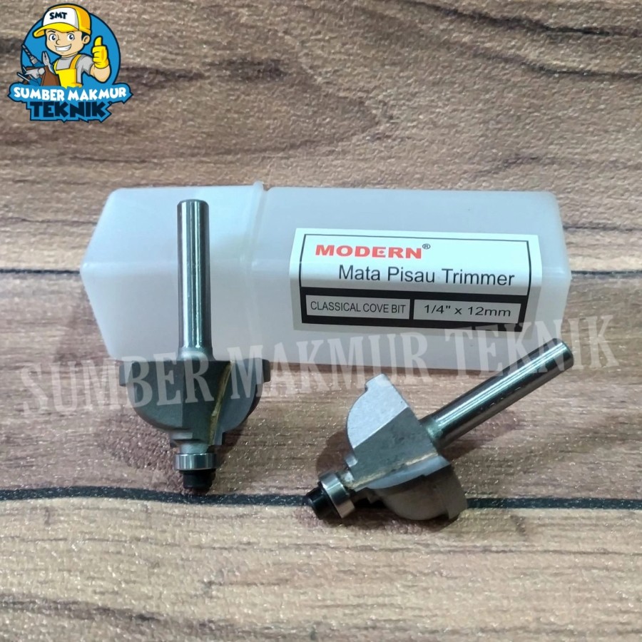 Mata Profil Kayu Classical Clasical Cove Bit Router 1/4 x 1/2 inch ( 12 ...