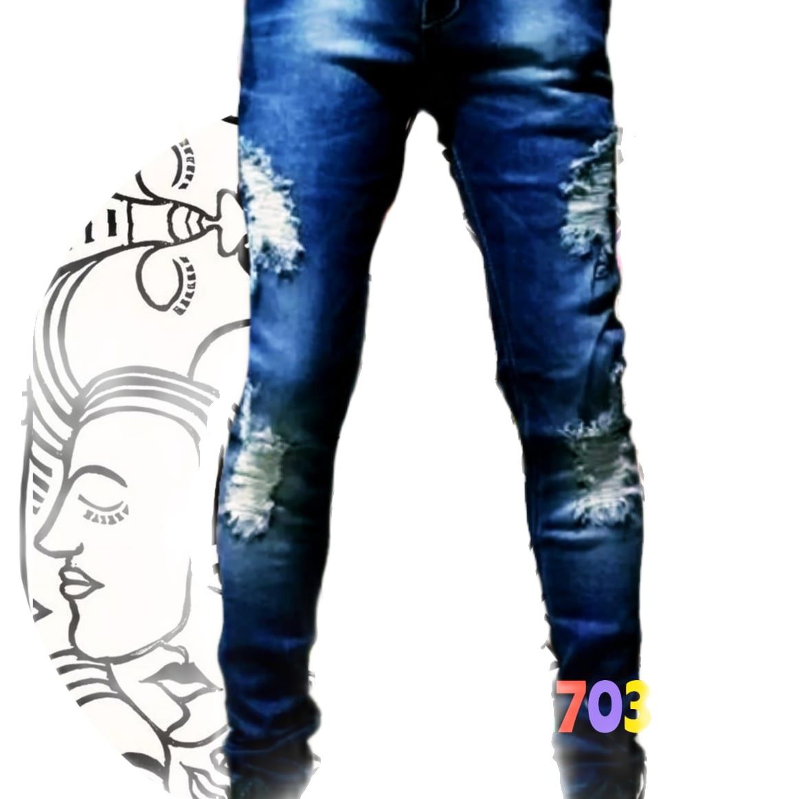 SUPER PROMO Celana Jeans Pria Sobek 