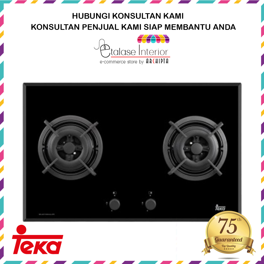 Teka - Kompor Gas Tanam/ Build In 2 Tungku LINEA Hob GLI 73 2G | Lazada ...