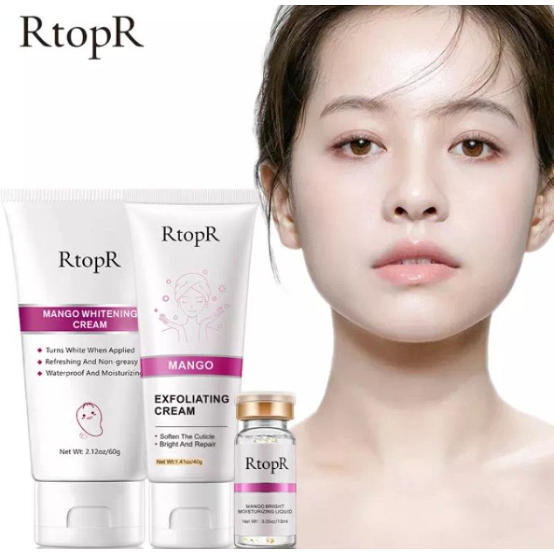 Paket RtopR Mango Whitening Cream RtopR Mango Exfoliating Cream RtopR