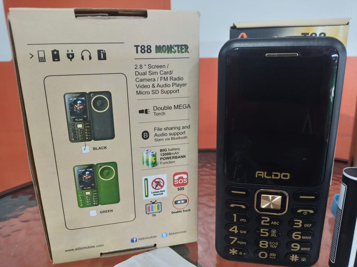 Aldo T88 Monster Hp Multifungsi Bisa Tv Bisa Powerbank Kipas Angin Anti Nyamuk Lazada Indonesia