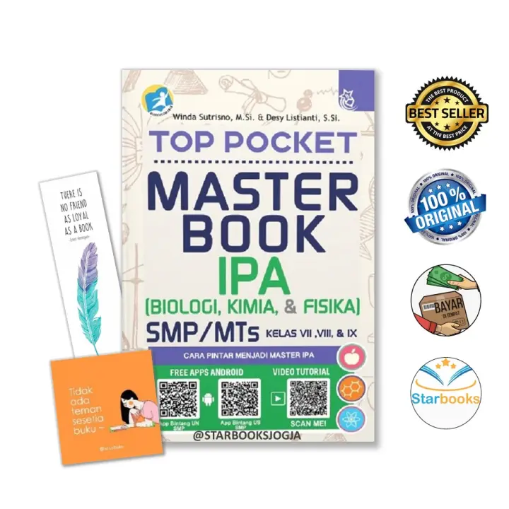 Buku Top Pocket Master Book Ipa Smp Mts Kelas Vii Viii Ix Bintang Wahyu Lazada Indonesia