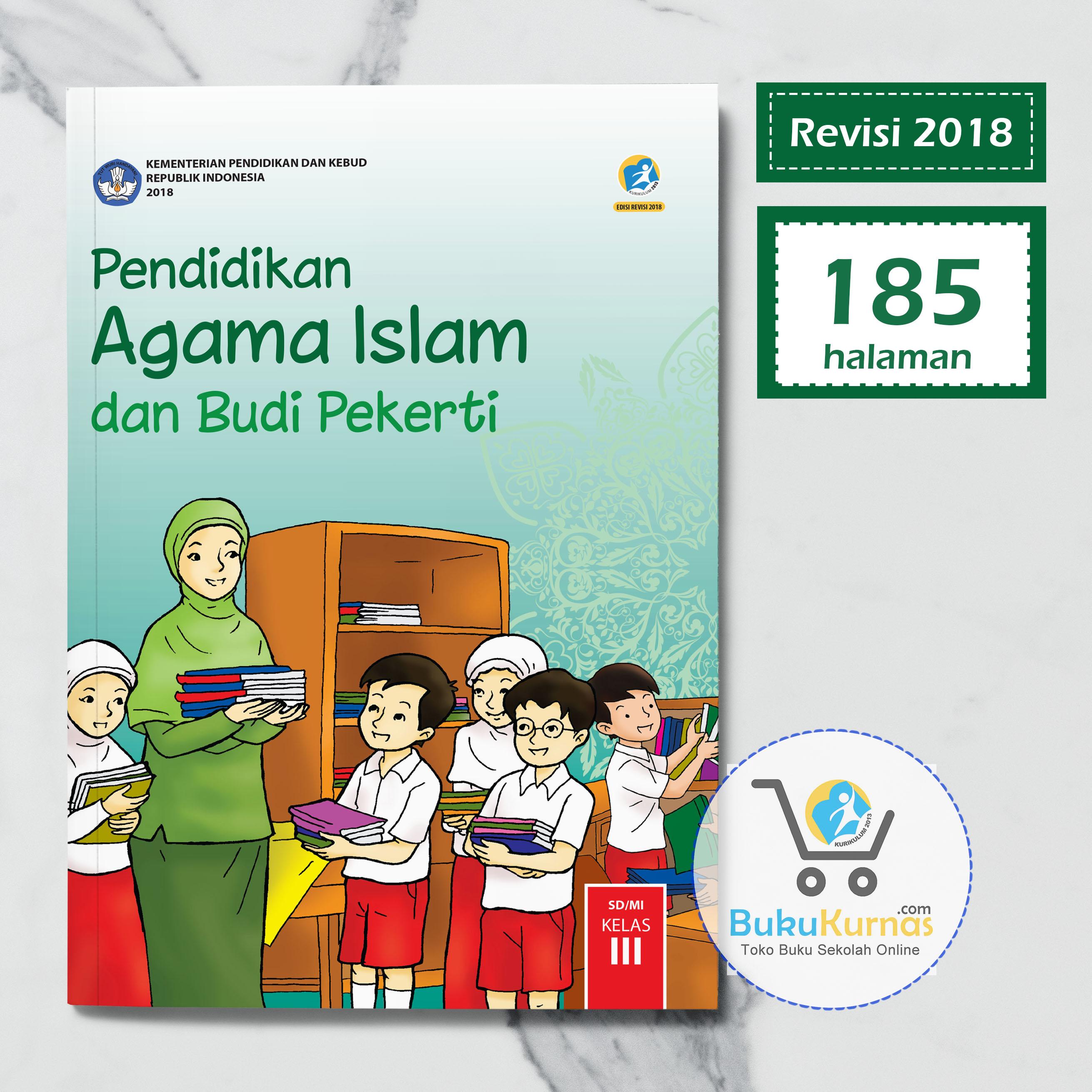 Buku Pendidikan Agama Islam PAI SD MI Kelas 3 K13 Revisi 2018