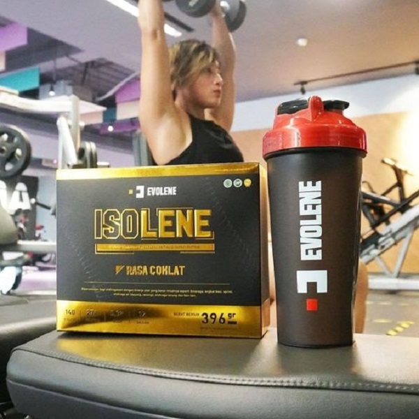 Isolene 12 Sachet Evolene Whey Protein Isolate BCAA Untuk Cutting Susu