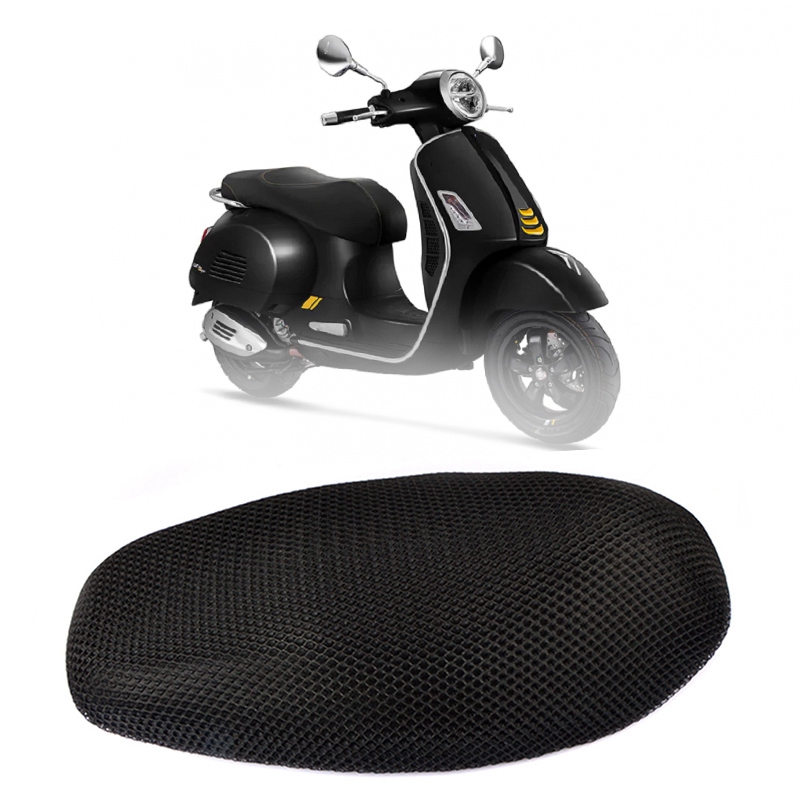 Motorcycle Seat Cover Sun Insulation Breathable Scooter Alpha Seat Cushion Protector for VESPA GTS GTV LX