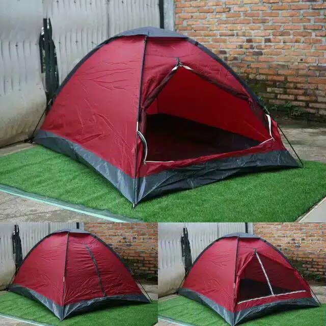 Tenda camping untuk kapasitas 2-3 orang dewasa - tenda kemping bisa