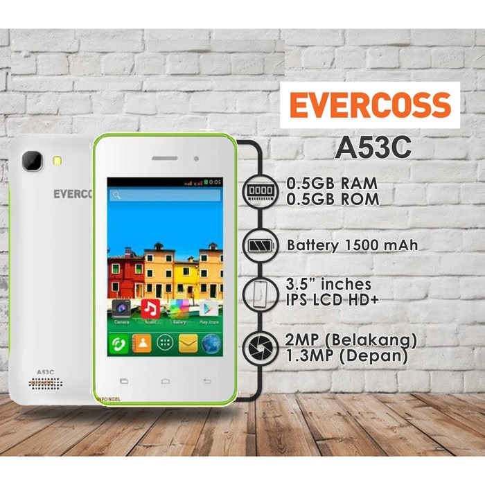Evercoss A53c Android Garansi Resmi Baru Lazada Indonesia