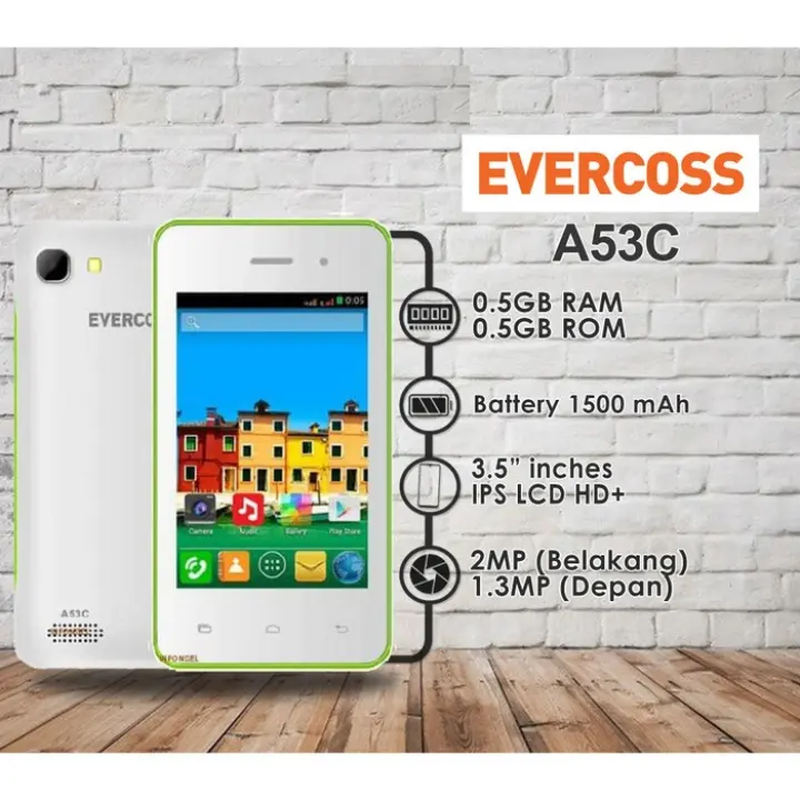 Evercoss A53c Android Garansi Resmi Baru Lazada Indonesia