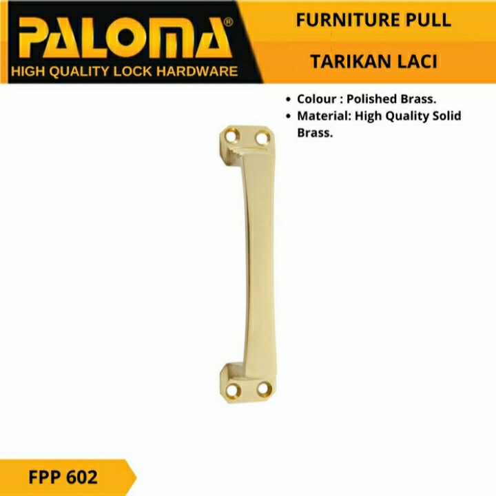 PALOMA FPP 602 CASTLE 125MM | Tarikan Laci / Lemari / Jendela PALOMA FPP 602 CASTLE 125MM | Tarikan Laci / Lemari / Jendela