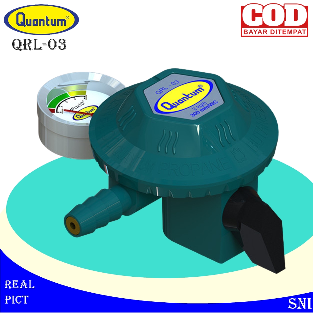 Regulator Gas Quantum QRL03 / Regulator Tekanan Rendah Quantum QRL03