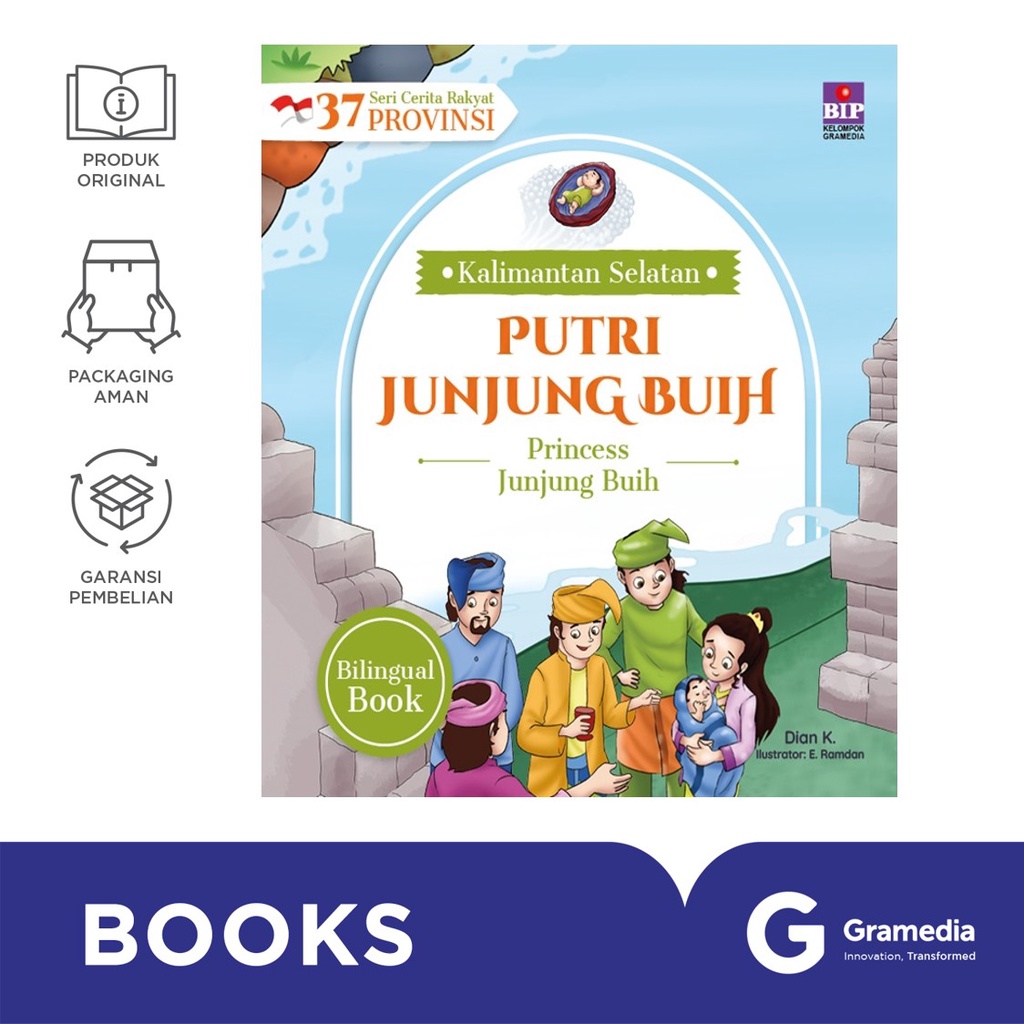 Buku Anak - Seri Cerita Rakyat 37 Provinsi Kalimantan Selatan Putri ...