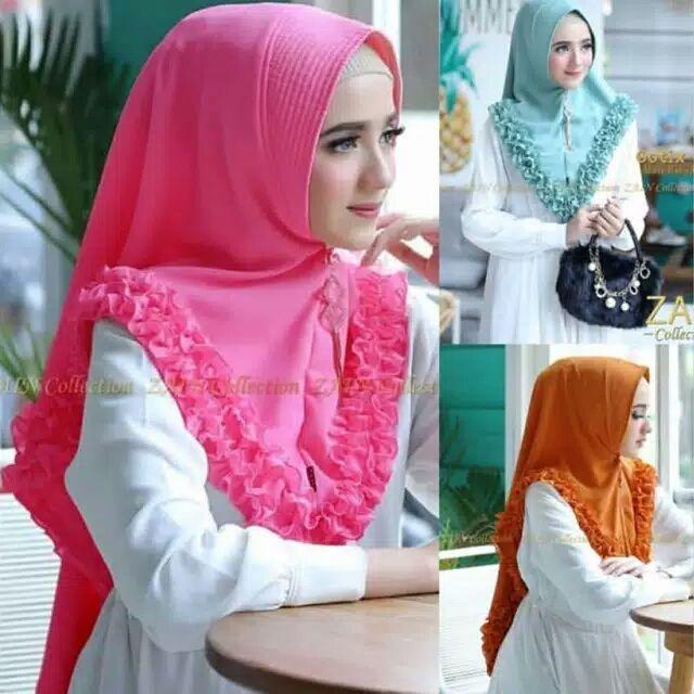 Hijab/Jilbab Instan Model Bergo terbaru termurah dan Terlaris / Kerudung Wanita ss scraf Gotik