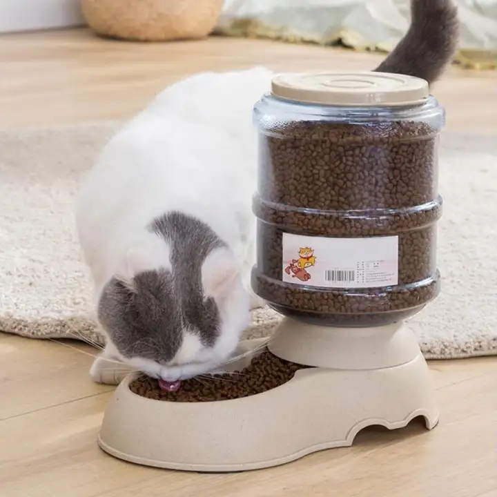 Ligang Drinking Fountain Oem Pet Automatic Food Feeder Water