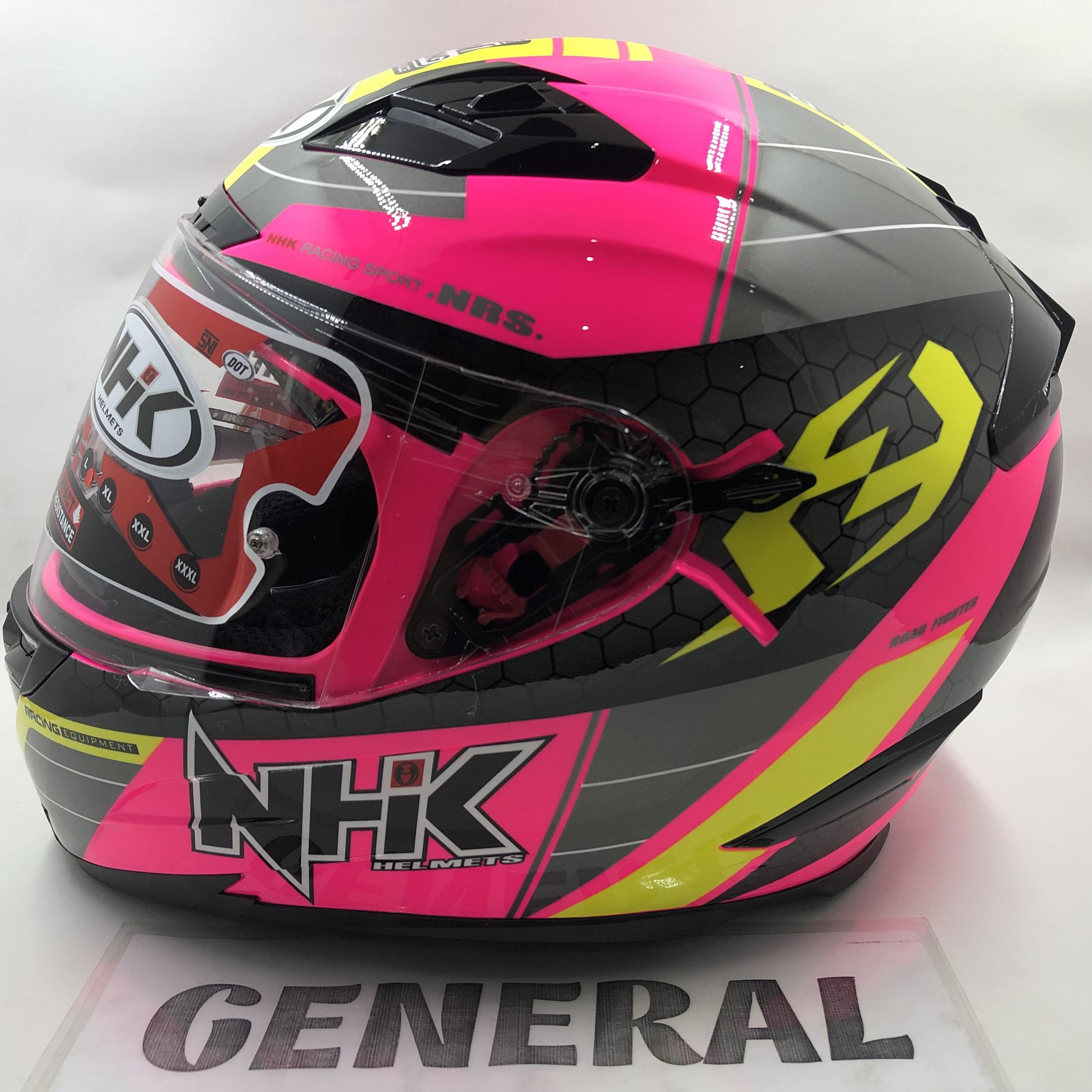 helm full face pink