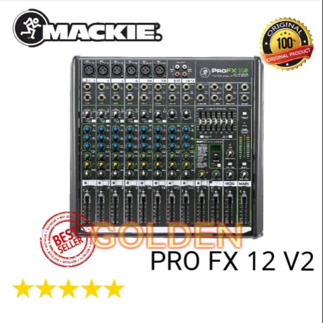 Mixer Mackie Pro FX 12 V2 Original 12 Channel Lazada Indonesia