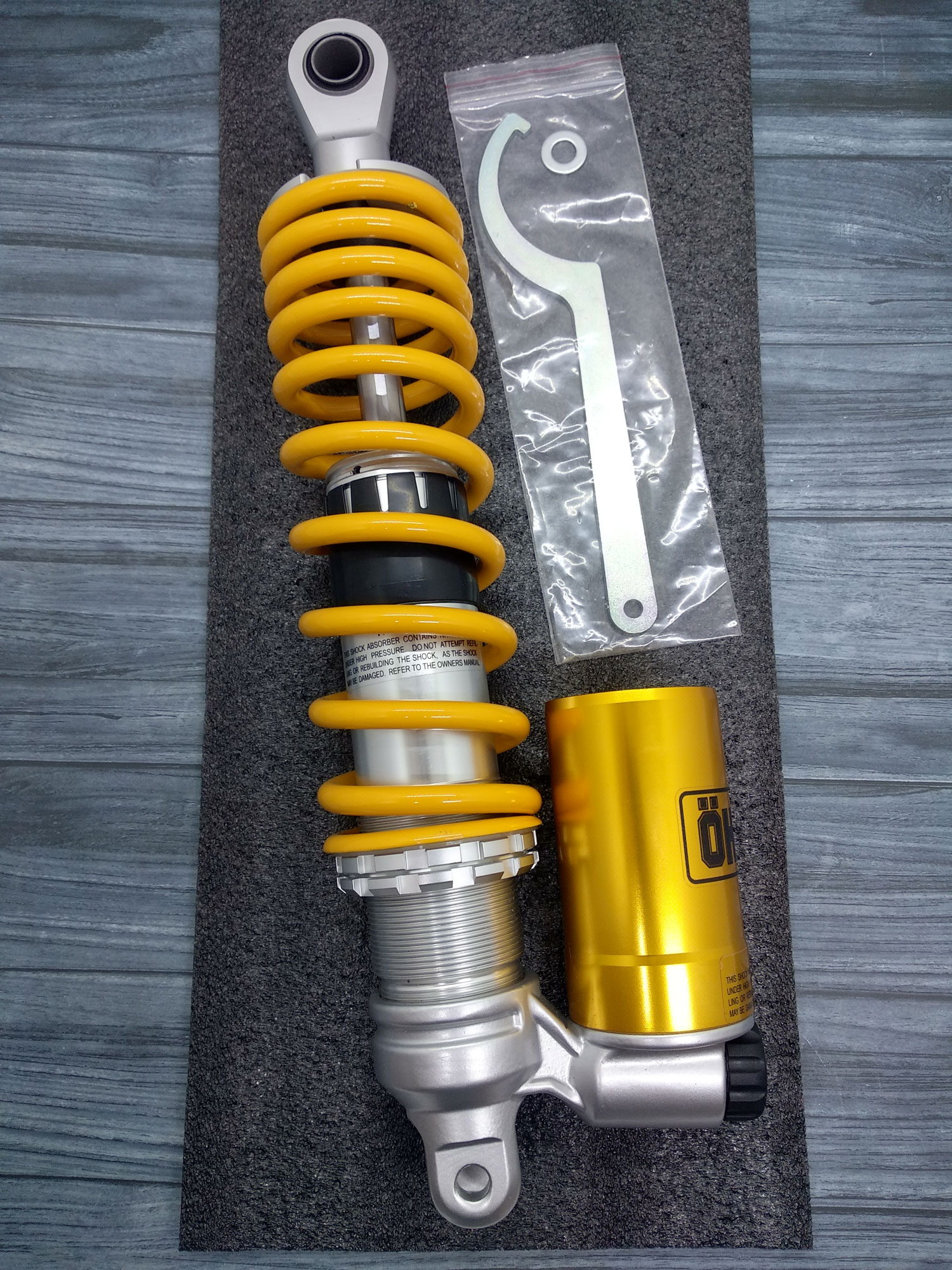 Shock Shockbreaker Model Tabung Bawah Ohlins Adjustable Rebound
