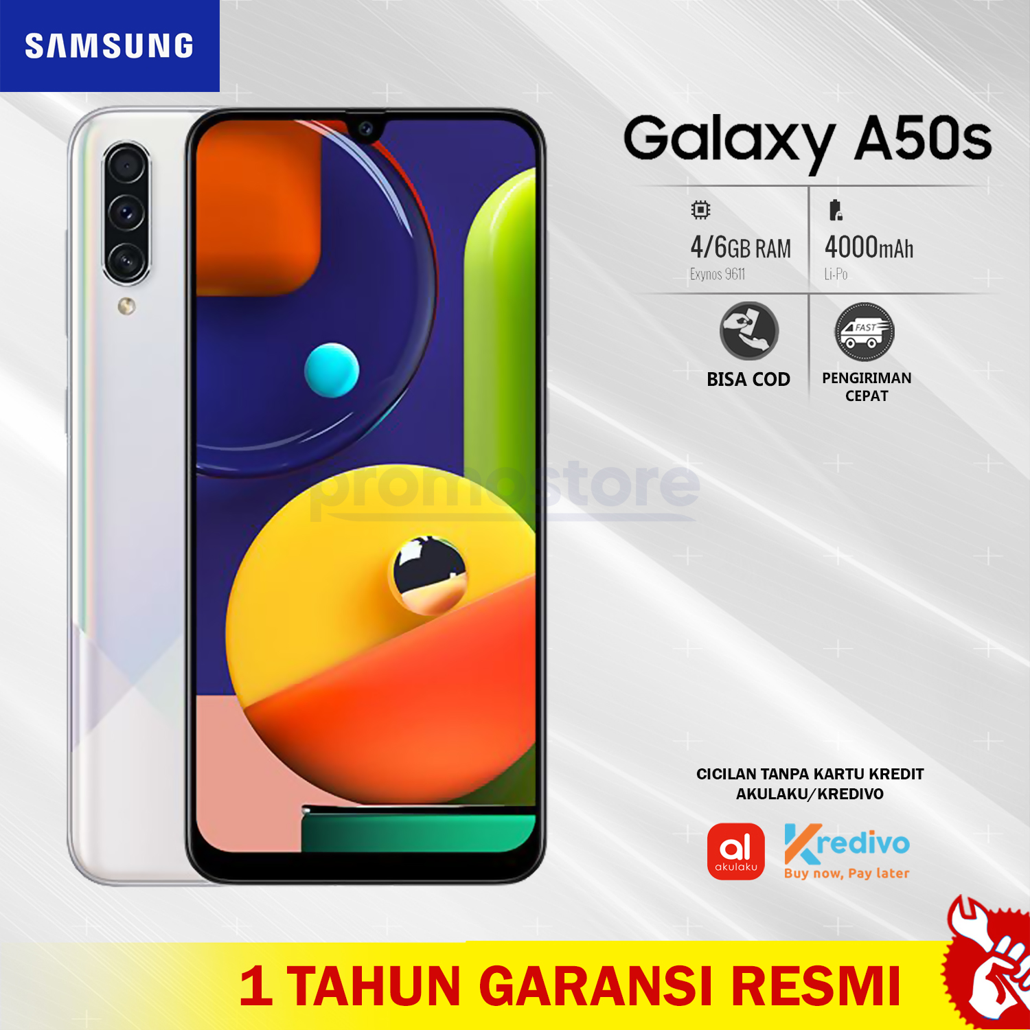 Samsung galaxy a50s 6/128 GB - GARANSI RESMI SEIN - NEW