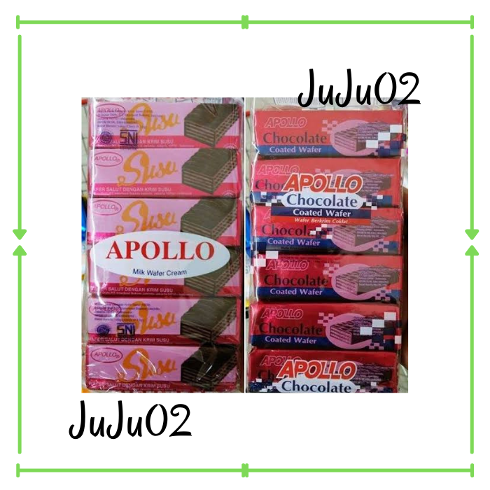 Apollo Wafer Susu / Wafer Milk/ Biskuit Susu | Lazada Indonesia