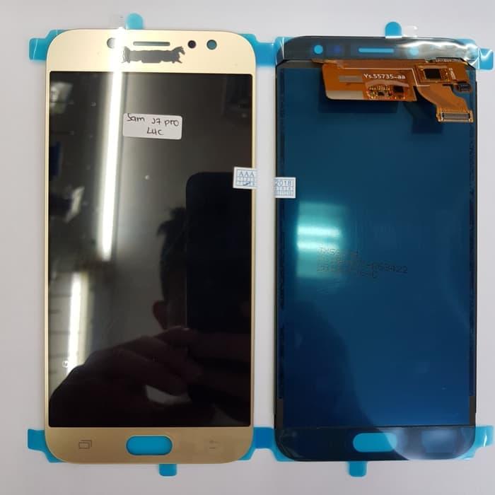 LCD 1SET SAMSUNG J730 GALAXY J7 PRO ORIGINAL OEM GOLD BISA KONTRAS