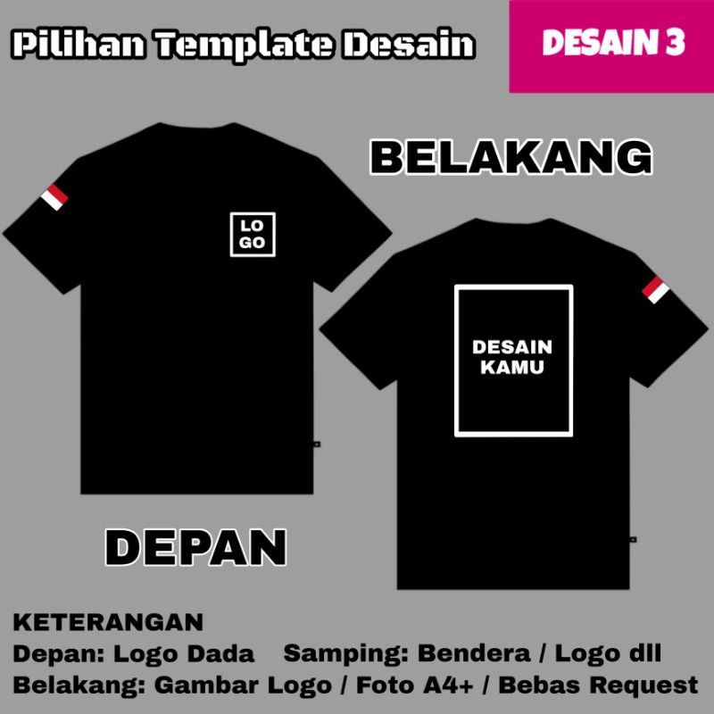 Template 2024 desain kaos