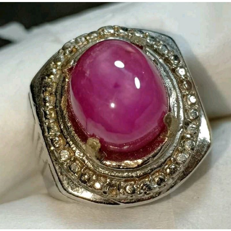 Batu Permata Ruby Star Burma Lazada Indonesia 9181