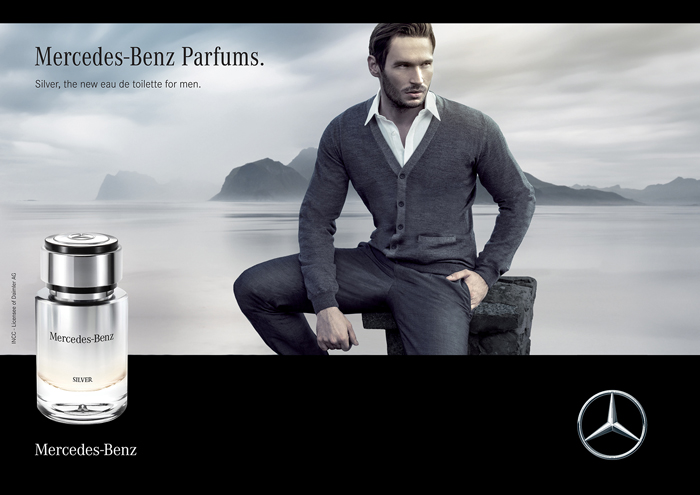 mercedes benz silver perfume