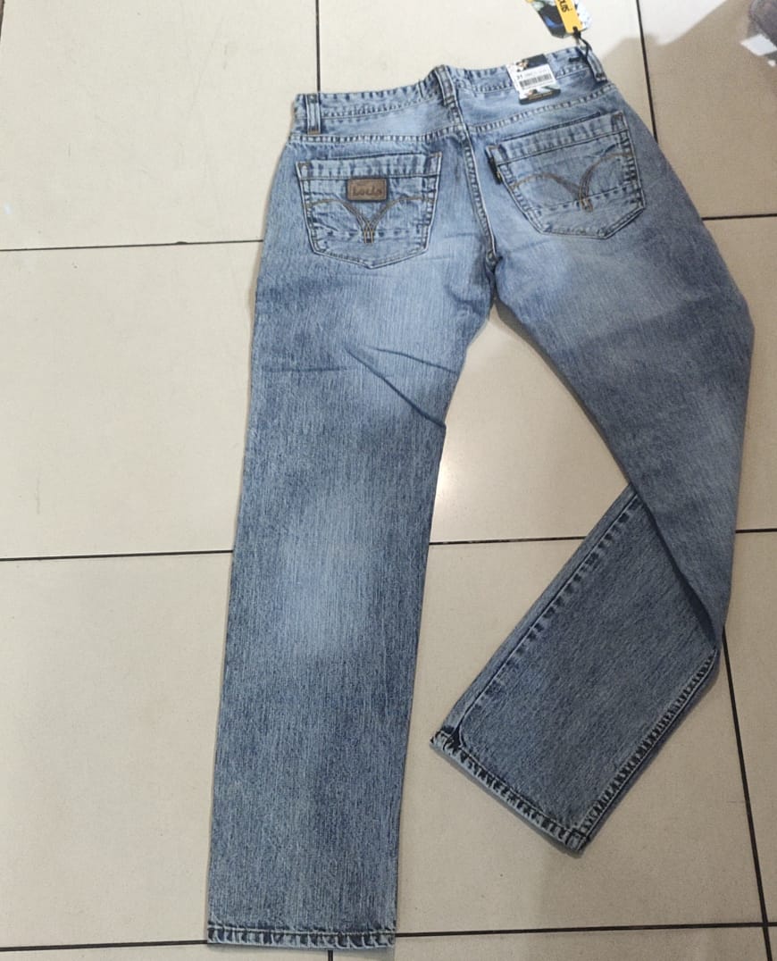 Zee Louis celana jeans pria original 