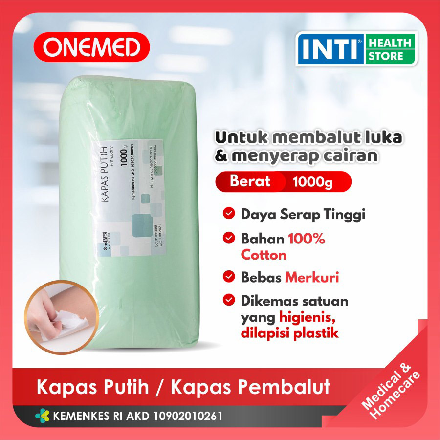 Onemed Kapas Putih Kapas Pembalut Kg Onemed Kapas Onemed Gr