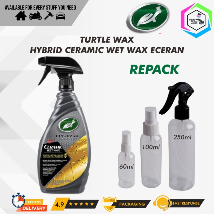 Turtle Wax Hybrid Ceramic Wet Wax KEMASAN ECER / REPACK Lazada Indonesia