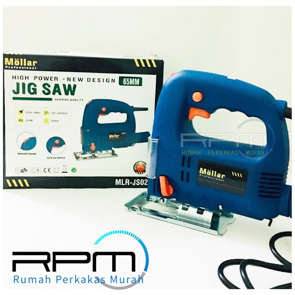 Mollar Mesin Jig Saw - Mesin Potong Gergaji Triplek - Jigsaw Mollar MLR-JS021