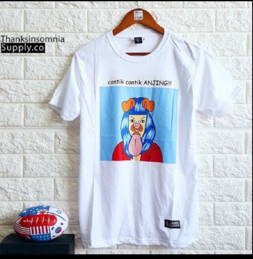 Kaos Distro Cantik Cantik Anjing Kaos Terlaris Lazada Indonesia