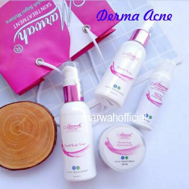 Marwah Derma Acne Untuk Wajah Berjerawat Membandel Jerawat Batu Paket Marwah Skincare Rebranding Eleora Lazada Indonesia
