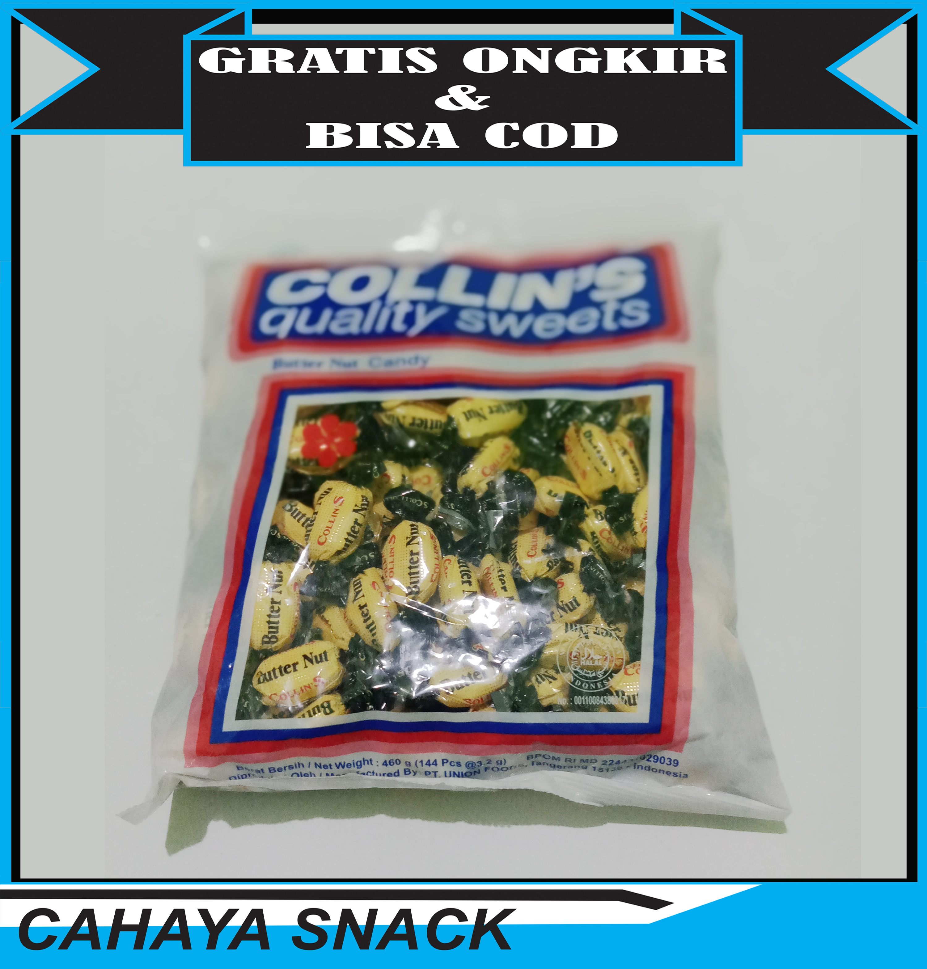 PERMEN COLLIN'S RASA MENTEGA KACANG ISI 144 PCS | Lazada Indonesia