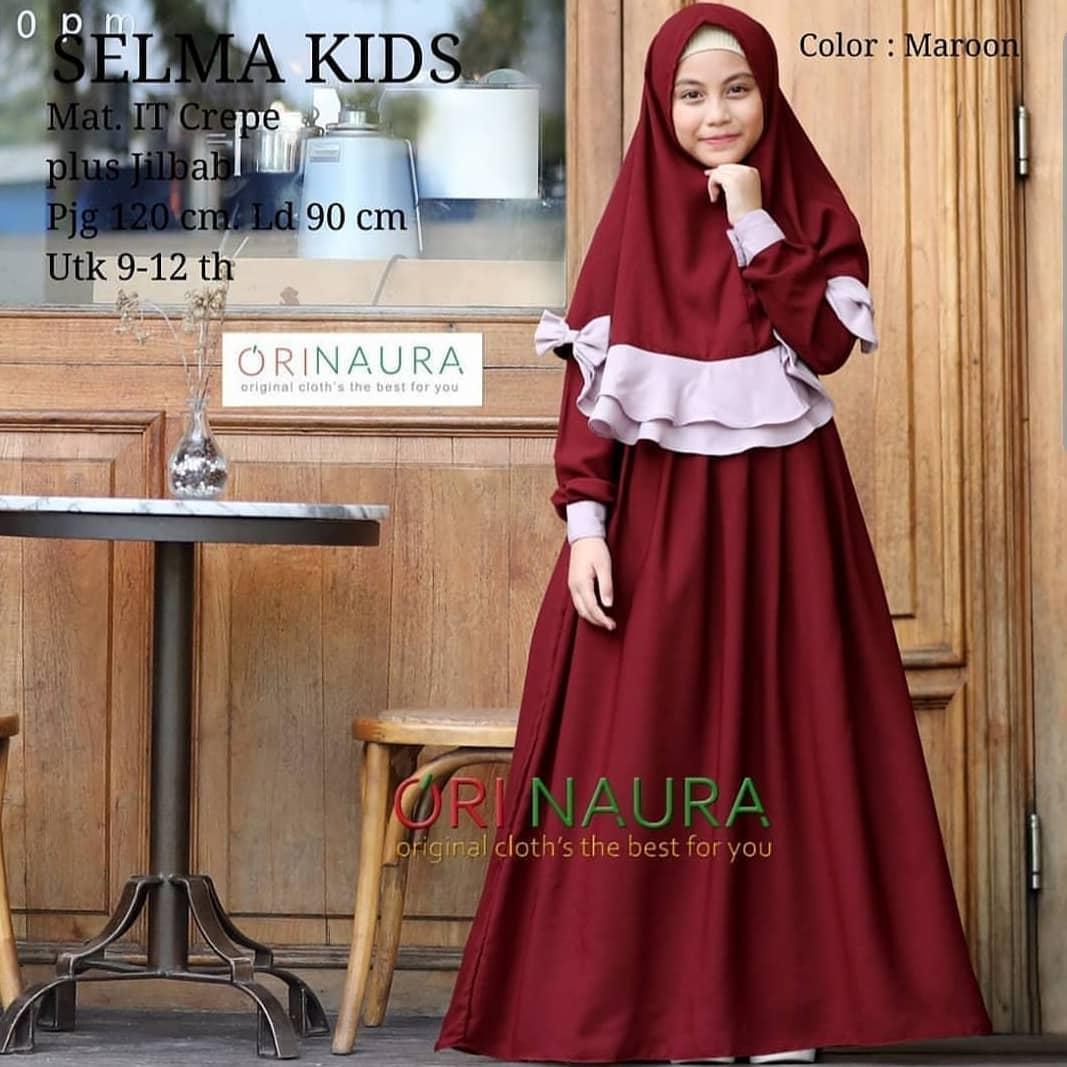 Selma Kid Gamis Anak Perempuan 12 Tahun Baju Gamis Anak Perempuan 12 Tahun Baju Gamis Anak Wanita Baju Gamis Syari Anak Lazada Indonesia