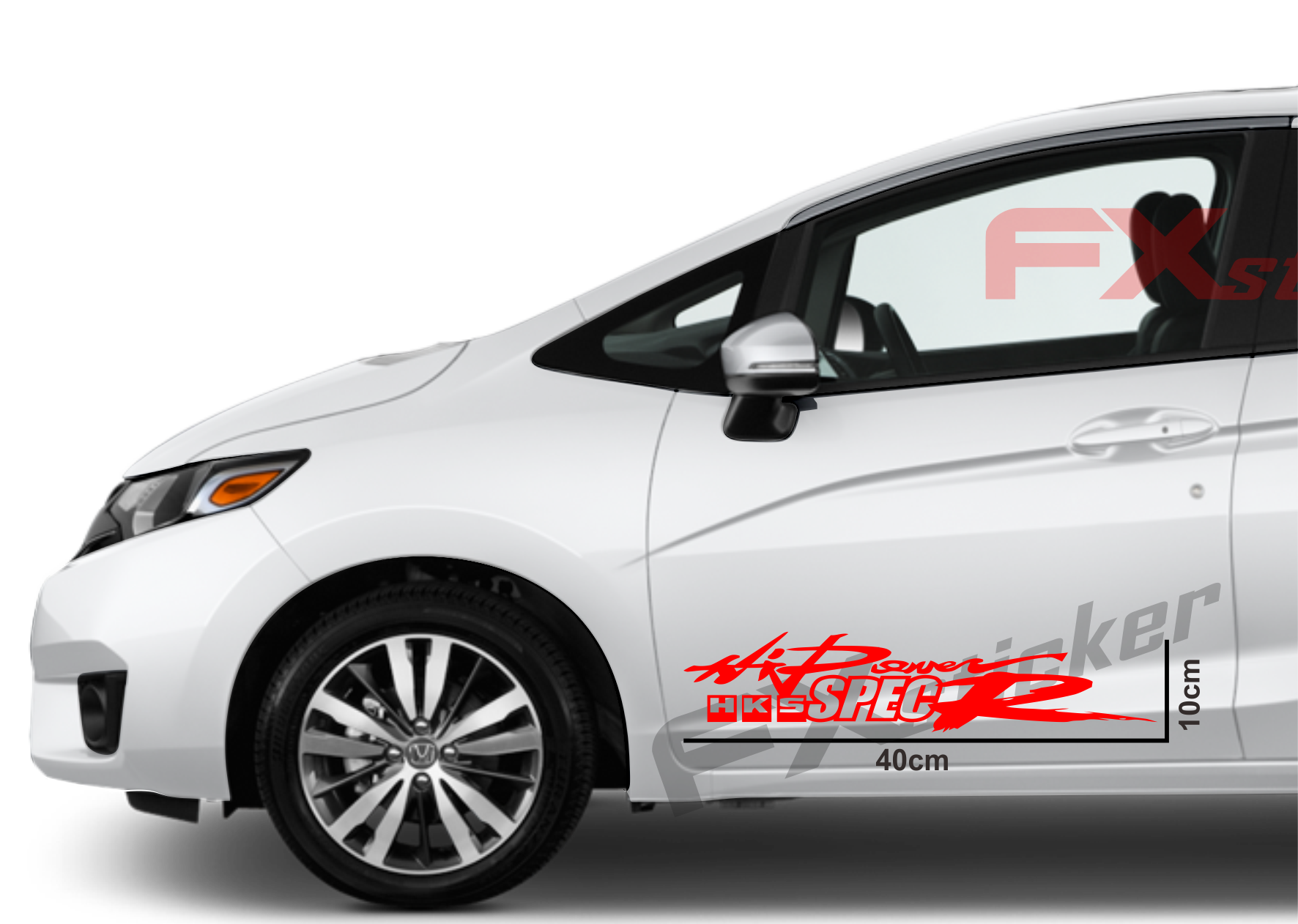 Stiker Termurah Stiker Mobil Cutting Sticker Tulisan Samping Hks Spec Power Keren Lazada Indonesia