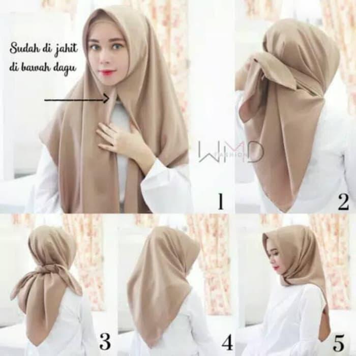 JILBAB SEGITIGA INSTAN DIAMOND ITALIANO ||| HIJAB KHIMAR SEGITIGA / DZA Laris Fashion