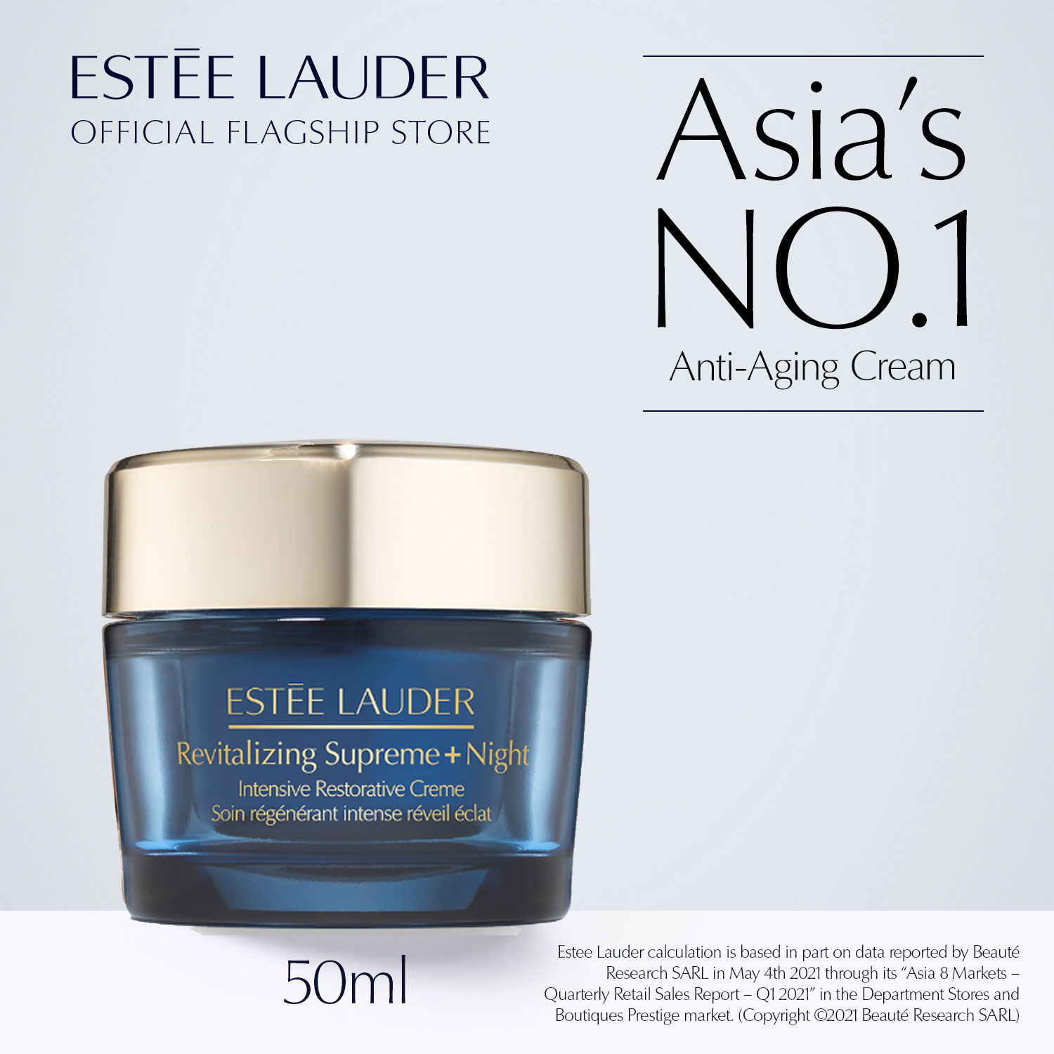 Estee Lauder Revitalizing Supreme+ Night Intensive Restorative Crème 50ml • Skincare antiaging