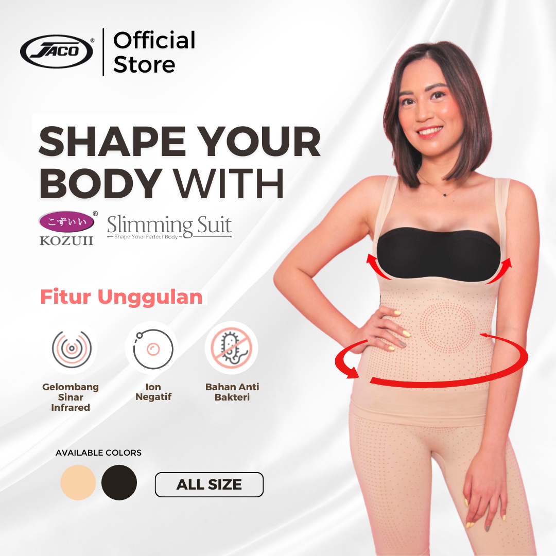 JEDAR APPROVED Kozuii Slimming Suit Jaco Korset Pelangsing Ion Negatif  Korset Pembakar Lemak Tubuh