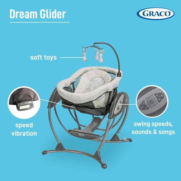 graco dual glider gliding swing