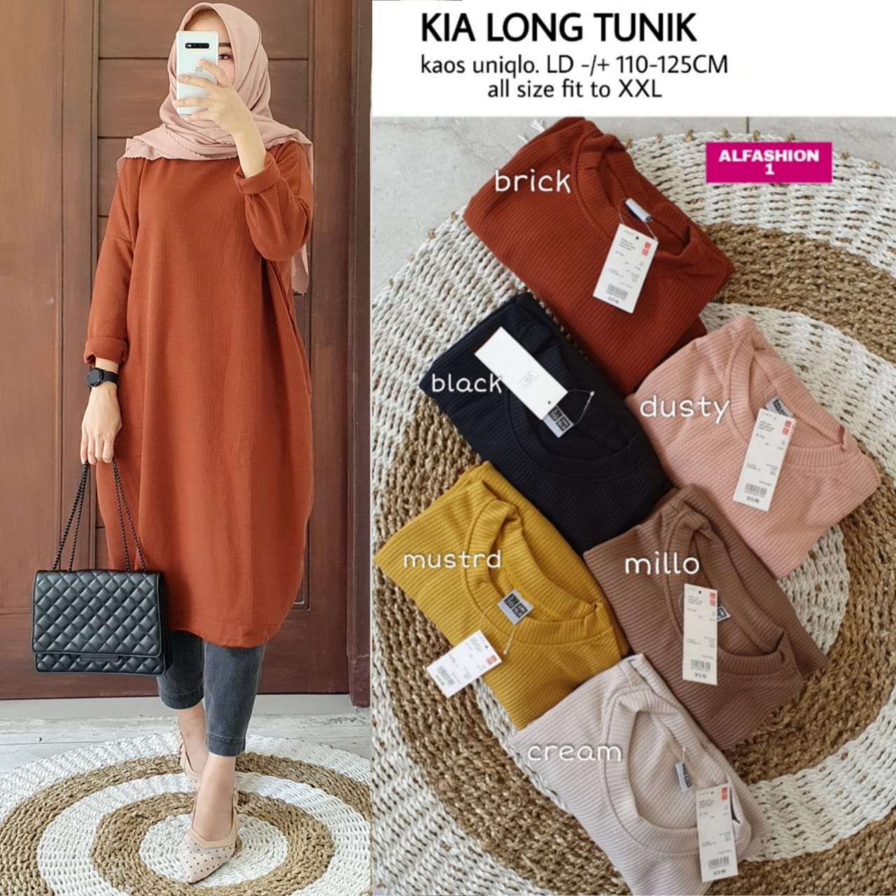 tunik uniqlo