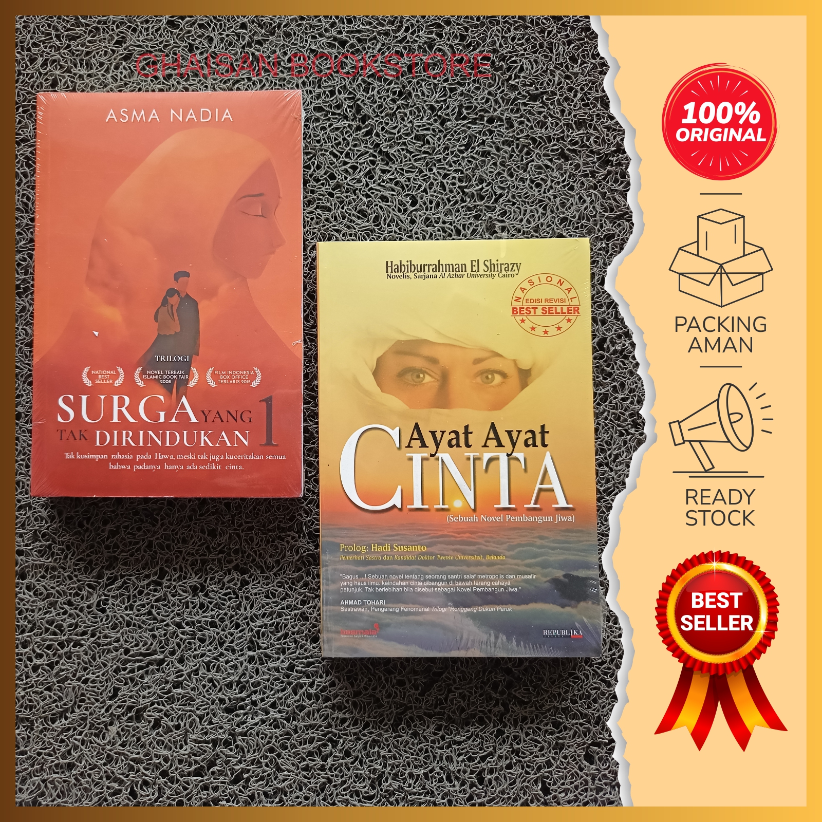 Paket Buku Novel Ayat-ayat Cinta & Surga yang Tak Dirindukan 1 | Lazada