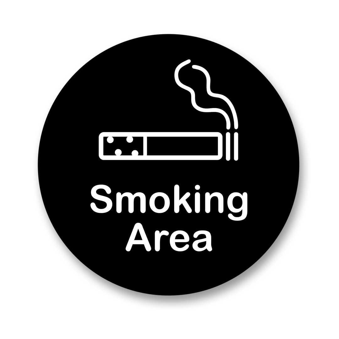 papan tanda ruang signage smoking area smoking area sign Lazada