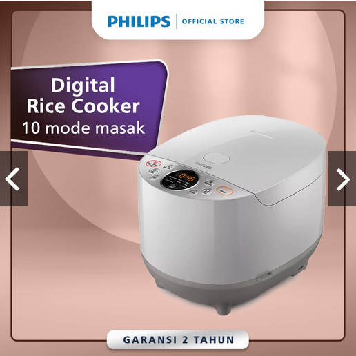 Philips Rice Cooker 1.8 Liter HD4515/30 AbuAbu Lazada Indonesia