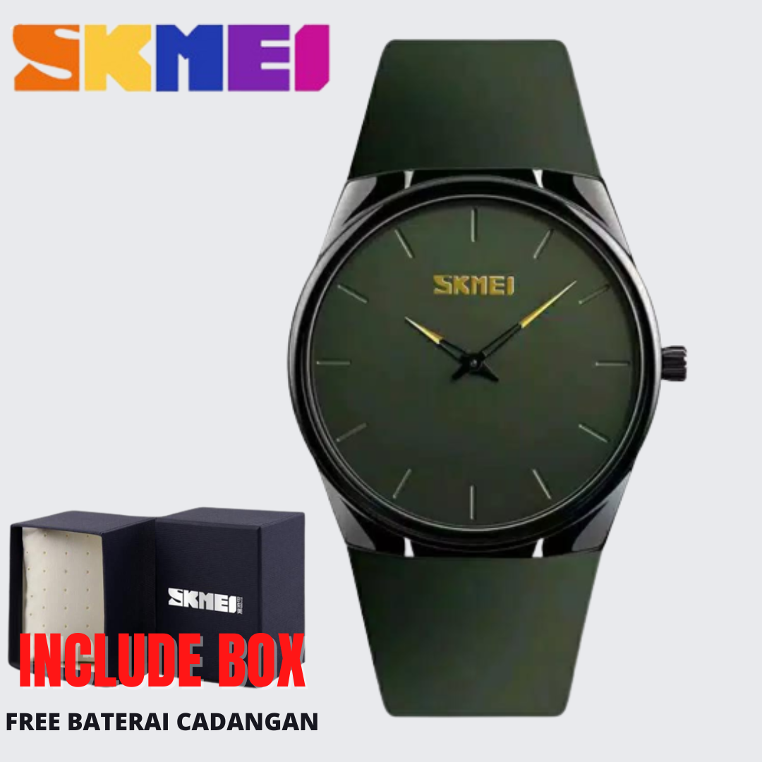 SWS COD Jam Tangan Pria Cowok Analog Rubber Touch Watch Terbaru